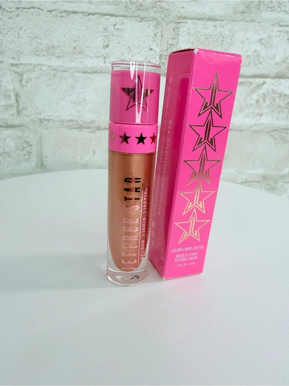 Jeffree Star Velour Liquid Lipstick P*SSY WHIPPED — Metallic Rose Gold BronzeNWT